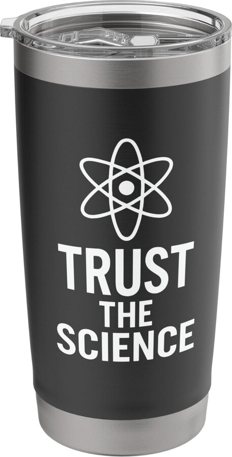 Science Logic Trust The Data Designs Minimal Science Humor Art Stainless Steel Insulated Tumbler