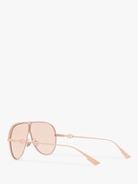 Thumbnail for your product : Christian Dior CD001099 Women's Aviator Sunglasses, Rose Gold/Pink