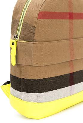 Burberry Kids House Check backpack