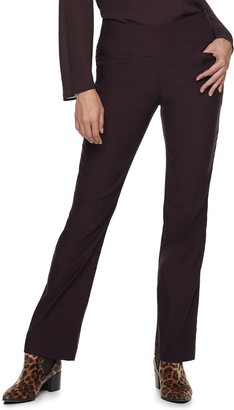 Apt. 9 Women's Tummy Control Millennium Pull-On Bootcut Dress Pants -  ShopStyle