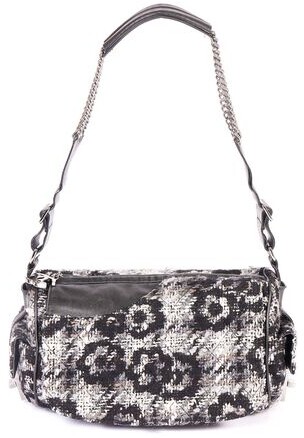 Chanel Vintage Black And White Quilted Sequin Tweed Kelly Flap Gold  Hardware, 1994 Available For Immediate Sale At Sotheby's