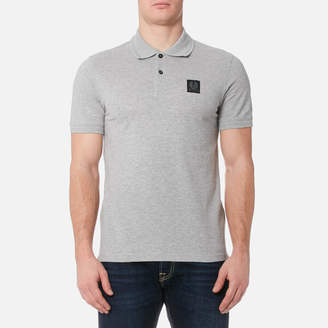 Belstaff Men's Stannett Polo Shirt Grey Melange