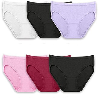 Fruit of the Loom Women's Underwear Breathable Tag Free Panties