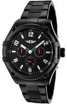 Thumbnail for your product : Invicta I by Men's Black Textured Dial Black Ion Plated Stainless Steel