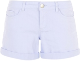 Thumbnail for your product : Oliver Bonas Pale Blue Denim Shorts by Poem