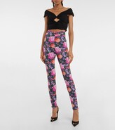Thumbnail for your product : Magda Butrym Off-shoulder silk-blend crop top