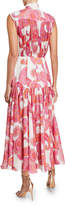 Thumbnail for your product : Zimmermann Peggy Paisley-Print Sleeveless Shirtdress