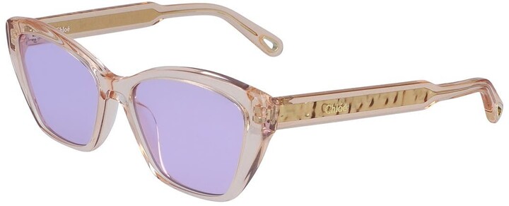 Chloe willow square cat eye 54mm sunglasses Clearance