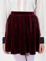 Thumbnail for your product : American Apparel Stretch Velvet Skirt