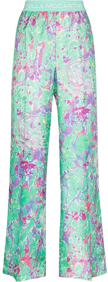Stella Mccartney Silk Pants | Shop the world's largest collection 