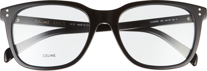 Celine 56mm Rectangle Optical Glasses - ShopStyle Eyeglasses