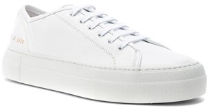 Common Projects Leather Tournament Low Super in White