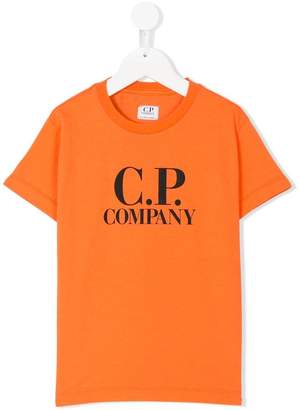 C.P. Company Kids logo print T-shirt