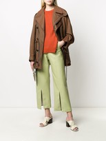 Thumbnail for your product : Chloé Cashmere Buttoned Shoulders Top