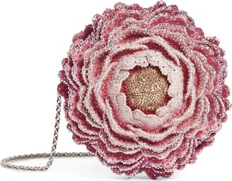 Judith Leiber Crystal-Embellished Peony Clutch Bag - ShopStyle