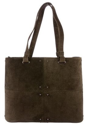 Tod's Studded Suede Tote