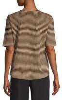 Thumbnail for your product : Eileen Fisher Striped Organic Cotton Tee