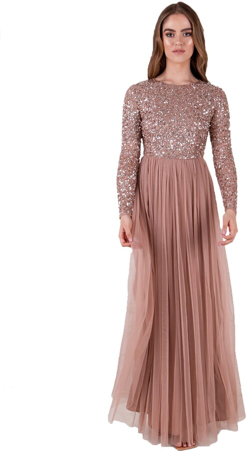 Mauve Bridesmaid Dress | ShopStyle UK