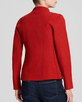 Thumbnail for your product : Eileen Fisher Drape Front Wool Jacket