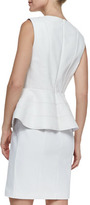 Thumbnail for your product : Catherine Malandrino Sleeveless Peplum Ponte Dress