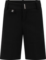 Thumbnail for your product : Givenchy Black Shorts For Boy With Logo
