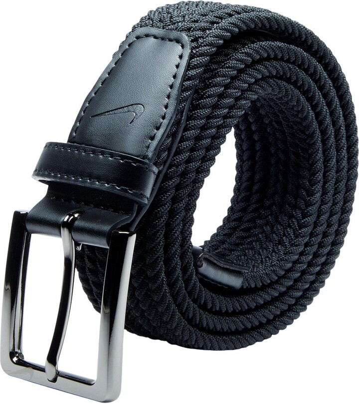 Nike Men's Tonal Stretch Woven Golf Belt, Small, Navy