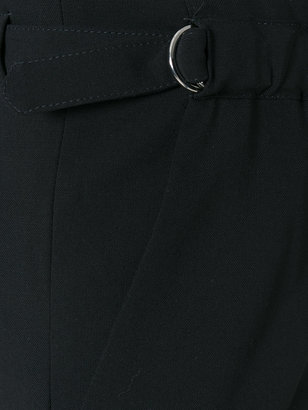 Giorgio Armani elasticated hem cropped trousers
