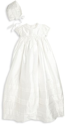 Isabel Garreton Baby's 2-Piece Lovely Silk Christening Gown & Bonnet Set