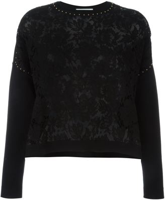 Valentino lace front jumper