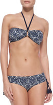 Thumbnail for your product : Tory Burch Margherita Bandeau Multi-Print Bikini Top