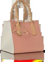 Thumbnail for your product : Roksanda Peach and Mastic Leather Mini Weekend Bag
