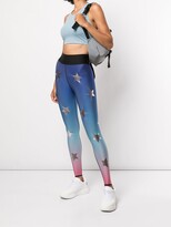 Thumbnail for your product : ULTRACOR Star-Print Faded-Effect Leggings