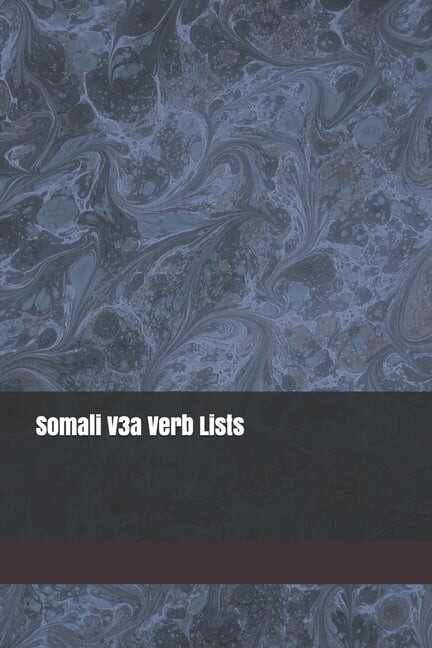 Somali V3a Verb Lists (Paperback)