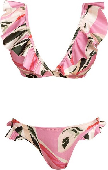 Padded Ruffle Bikini Top | Shop The Largest Collection | ShopStyle