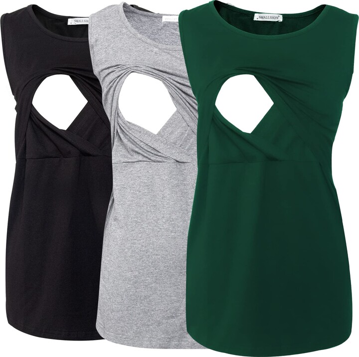 Nursing Dress Maternal Wear HELLO MIZ Nursing Tunic Top Stylish