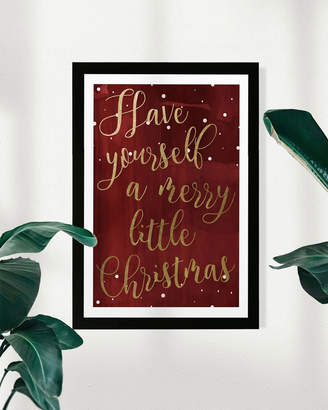 The Oliver Gal Artist Co. Merry Little Christmas Framed Print