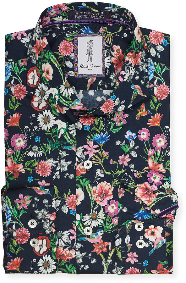 mens floral dress shirts