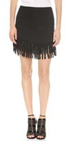 Thumbnail for your product : Riller & Fount Rocco Fringe Miniskirt