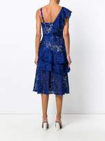 Thumbnail for your product : Alice + Olivia asymmetric lace dress