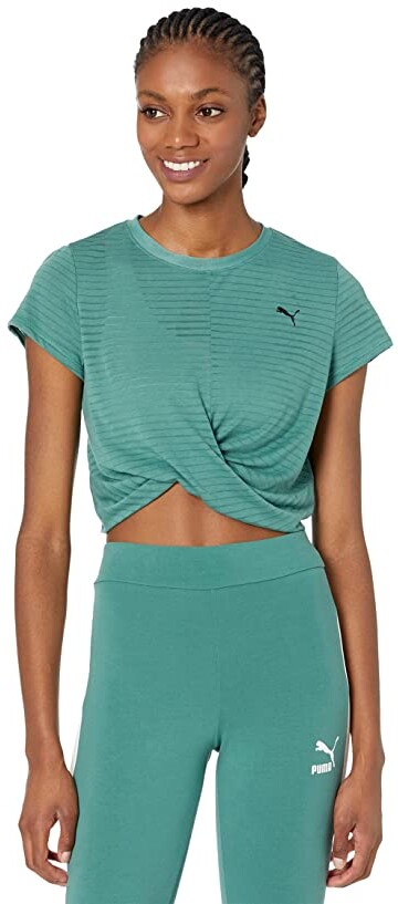 puma green top