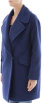 Thumbnail for your product : Tagliatore Blue Wool Coat