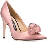 Thumbnail for your product : Sergio Rossi Rose pointed pumps