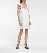 Thumbnail for your product : Juliet Dunn Embellished cotton minidress