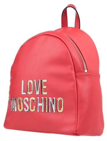 red moschino diaper bag