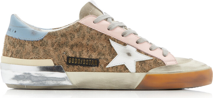 Golden Goose Star Penstar Leopard-Print Suede and Leather SneakersGoose -  ShopStyle