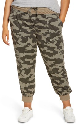 KUT from the Kloth Mirabella Camo Crop Joggers