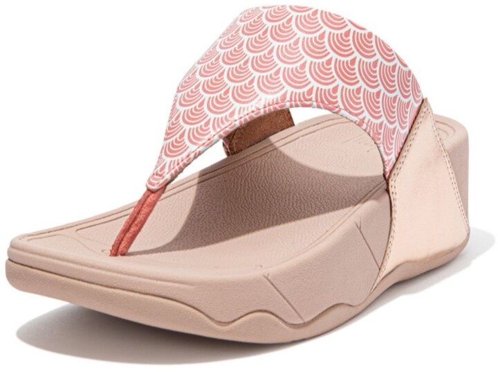Savannah F0R806 Ladies Pink Flip Flop Glitter Toe Post Sandals R7A 