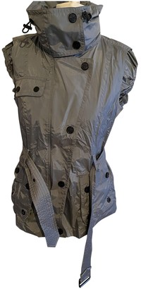 burberry jacket womens grey