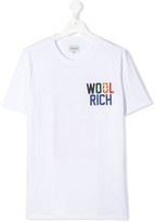 Thumbnail for your product : Woolrich Kids TEEN logo print T-shirt