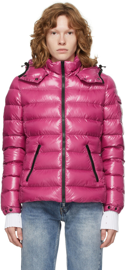 Moncler Pink Down Bady Jacket - ShopStyle